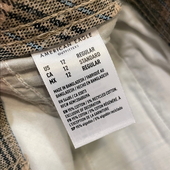 American eagle plaid pants - Picture 3 of 5